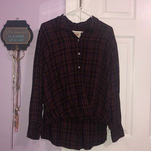 long sleeved flannel